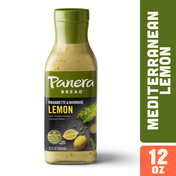 Panera Bread Lemon Vinaigrette & Lemonade