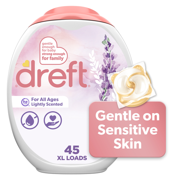 Dreft Laundry Detergent XL Pacs