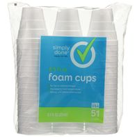 Simply Done Foam Cup 8.5 Oz️