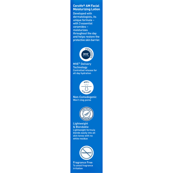CeraVe AM Facial Moisturizing Lotion Broad Spectrum SPF 50