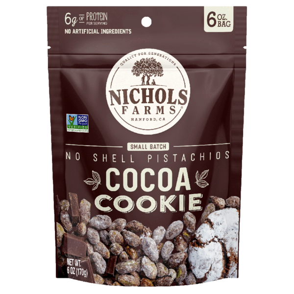 Nichols Farms No Shell Cocoa Cookie Pistachios