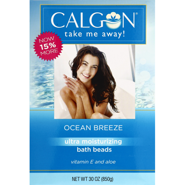 Calgon Bath Beads, Ultra Moisturizing, Ocean Breeze