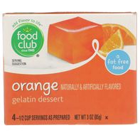 Food Club Orange Gelatin Dessert️