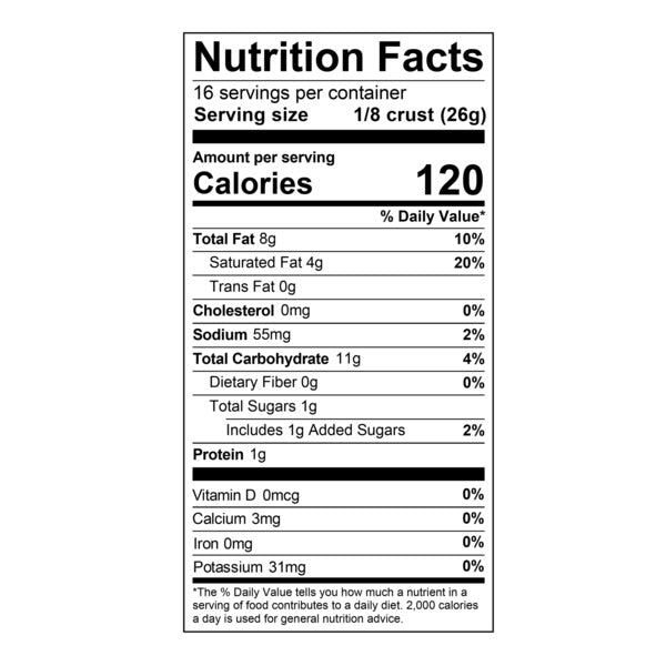 Wholly 9" Pie Shells, Gluten Free