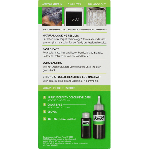 Just For Men Shampoo-In Color, Dark Blond/Lightest Brown H-15