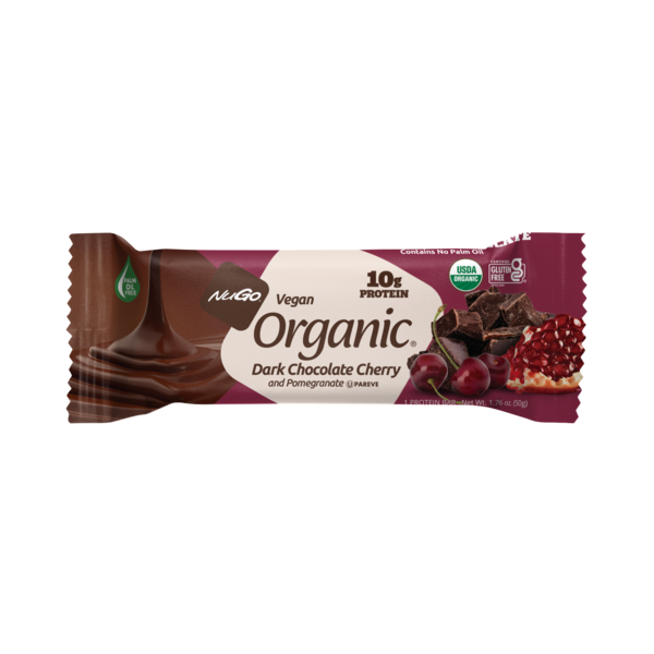 NuGo Organic Dark Choco Cherry Pom Protein Bar, Vegan, Gluten Free