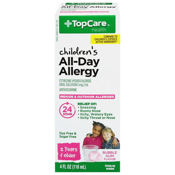 TopCare Antihistamine, All-Day Allergy, Children&