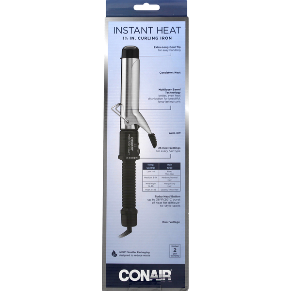 Conair Curling Iron, Soft Curls, 1-1/4 Inches