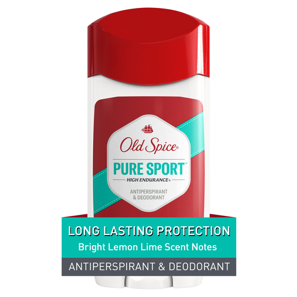 Old Spice High Endurance Anti-Perspirant Deodorant for Men, Pure Sport Scent