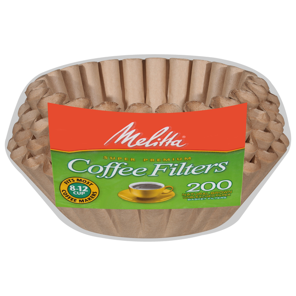 Melitta Coffee Filters, Super Premium, Natural Brown