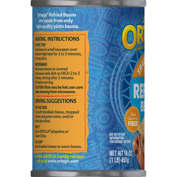 Ortega Refried Beans, Traditional