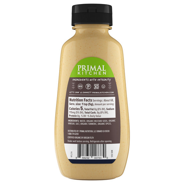 Primal Kitchen Organic Dijon Mustard