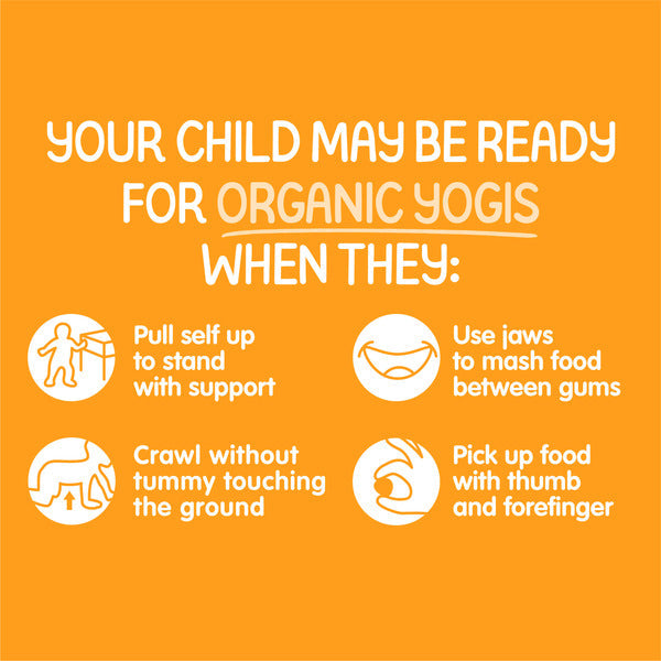 Happy Baby Organics Organic Yogis Freeze-Dried Yogurt & Fruit Snacks Banana & Mango