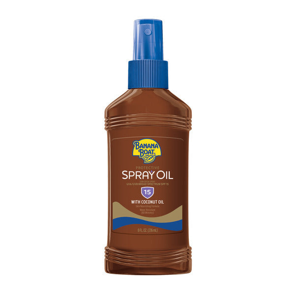 Banana Boat Sunscreen Spray, Spray Oil, Broad Spectrum SPF 15