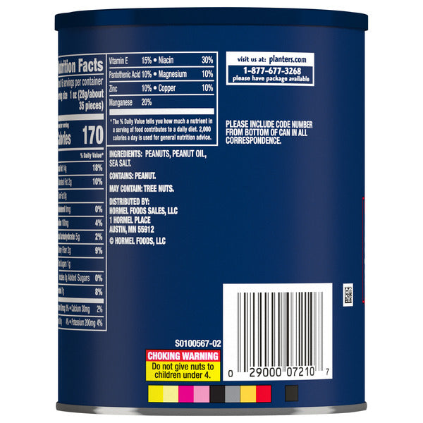 Planters Cocktail Peanuts, 16 OZ