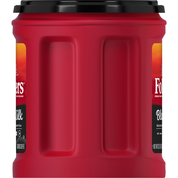 Folgers Coffee, Ground, Black Silk, Dark