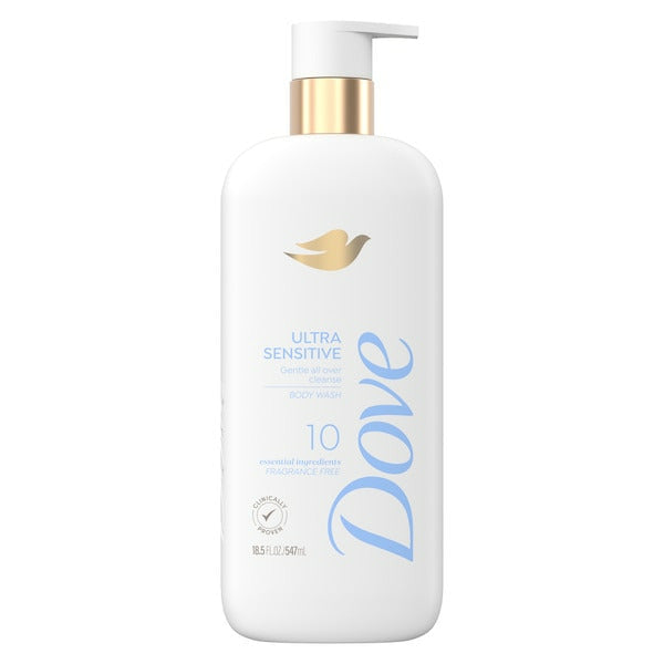 Dove Ultra Sensitive Body Wash Fragrance Free
