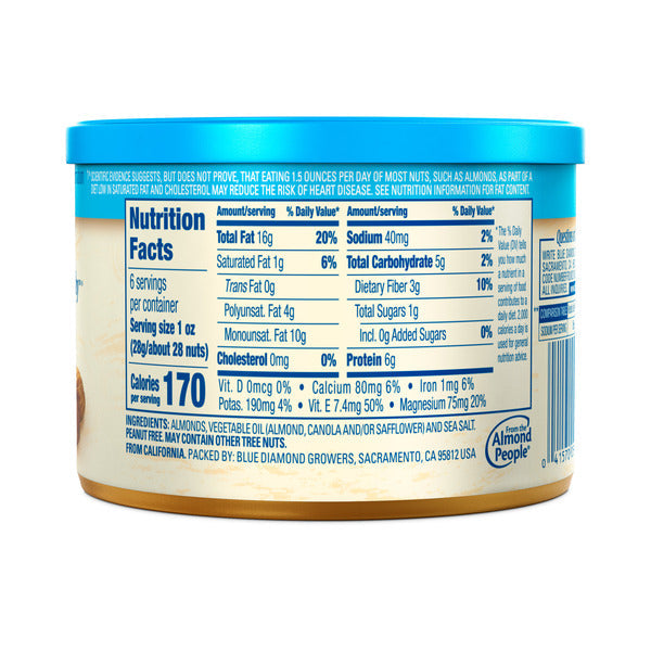 Blue Diamond Lightly Salted Low Sodium Almonds
