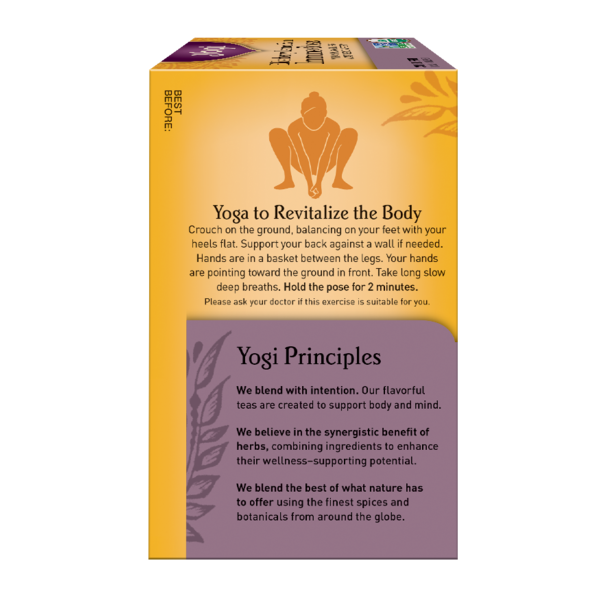 Yogi Tea Herbal Tea, Elderberry Lemon Balm Immune + Stress Tea, Caffeine Free