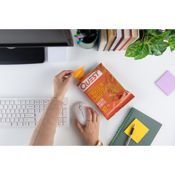 Quest Protein Chips, Nacho Cheese Flavor, Tortilla Style