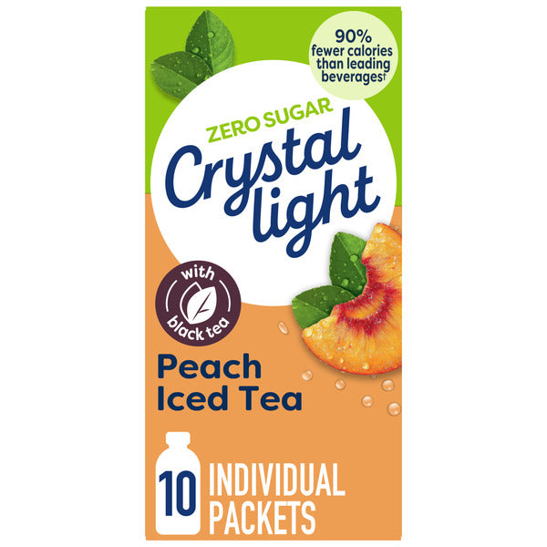 Crystal Light Peach Iced Tea Artificially Flavored Powdered Drink Mix