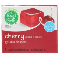 Food Club Cherry Gelatin Dessert️