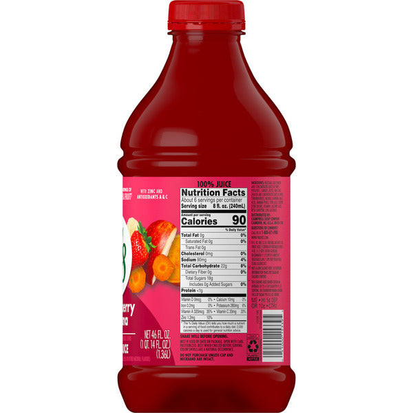 V8 Strawberry Banana 100% Fruit and Vegetable Juice