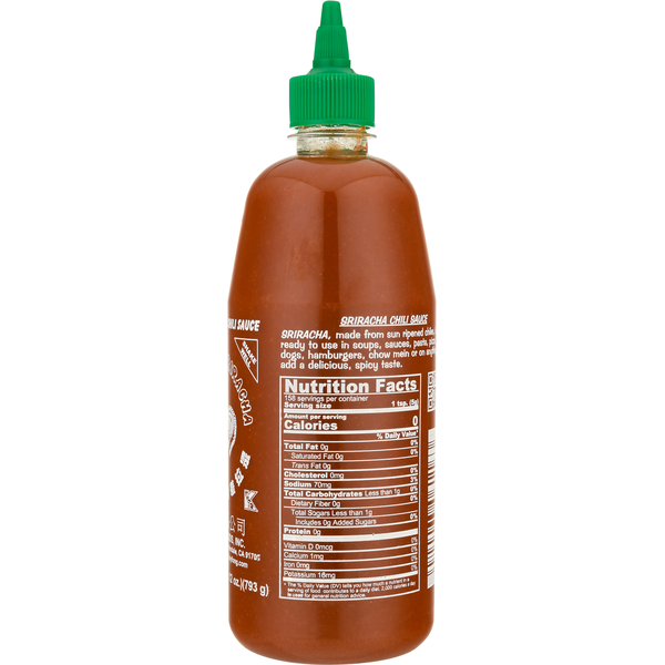 Huy Fong Foods Hot Sriracha Chili Sauce