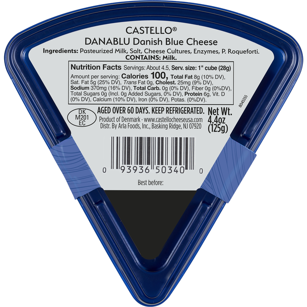 Castello Traditional Danish Danablu Blue Cheese