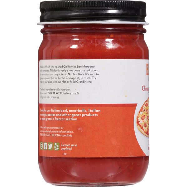 Buona Pizza Sauce, Chicago