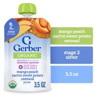 Gerber Stage 2 Baby Food Organic Mango Peach Carro...
️ DestGlow