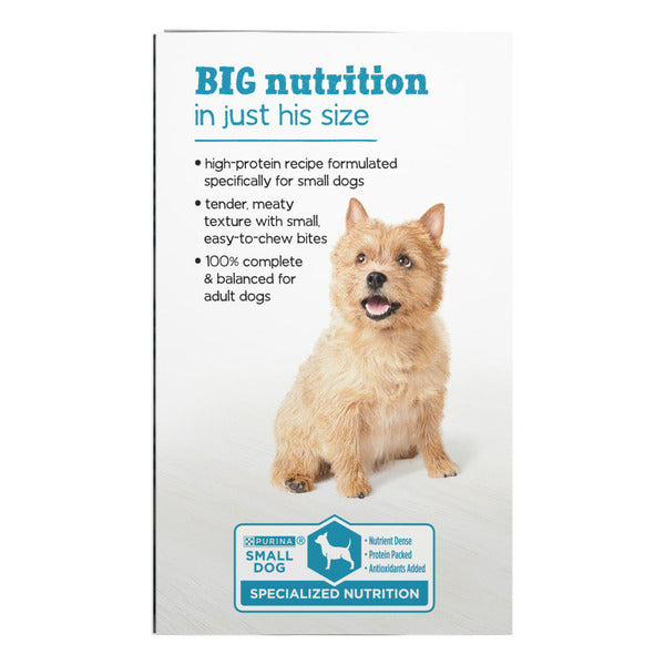 Purina Beneful Small Breed Wet Dog Food With Gravy, IncrediBites with Real Salmon