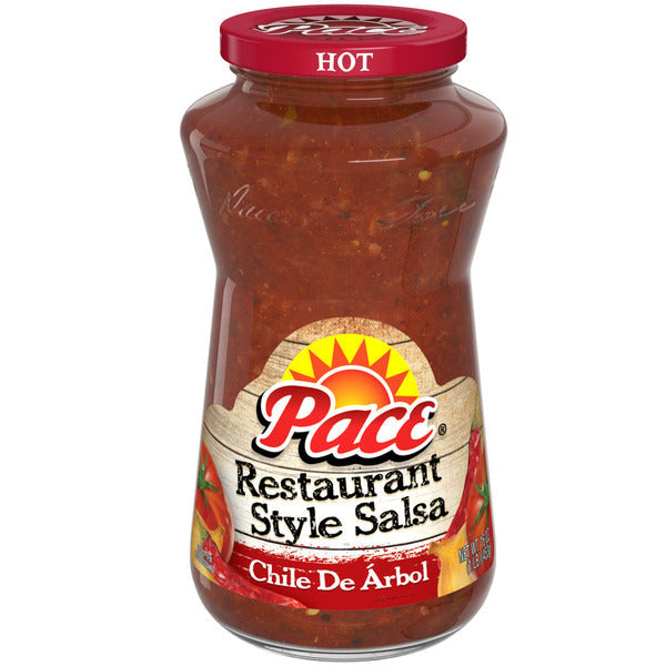 Pace Restaurant Style Salsa Hot Chile De Árbol
