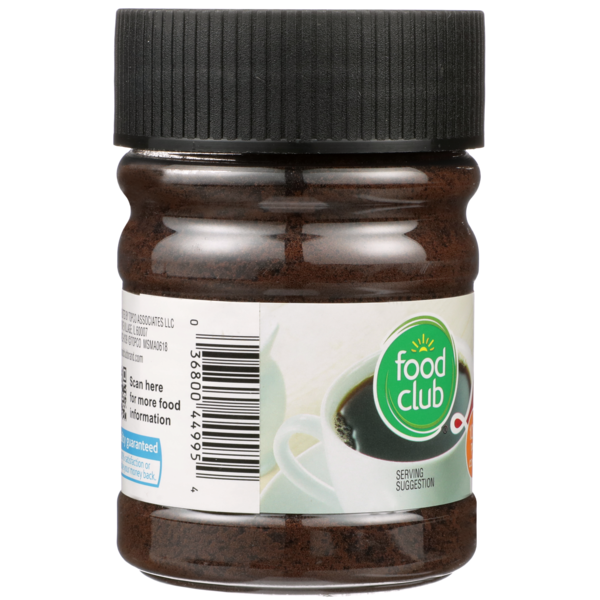 Food Club Classic Roast 100% Instant Coffee