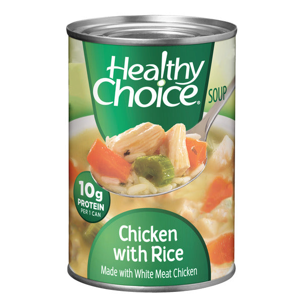 Healthy Choice Chicken With Rice Canned Soup