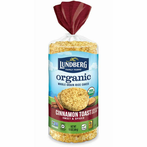 Lundberg Family Farms Organic Cinnamon Toast Rice Cakes
