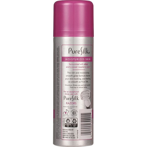 Pure Silk Shave Cream, Raspberry Mist, Rich & Luxurious
