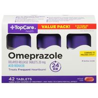 TopCare Omeprazole, 20 mg, Value Pack, Tablets️