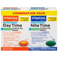 TopCare Cold & Flu Relief, Severe, Day Time/Nite T...
️