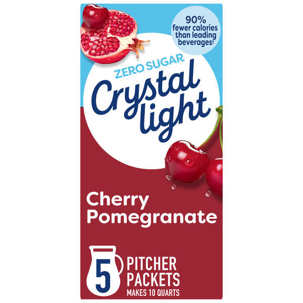 Crystal Light Cherry Pomegranate Naturally Flavored Powdered Drink Mix