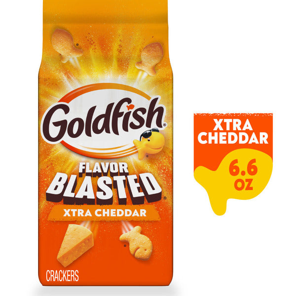 Pepperidge Farm Goldfish Flavor Blasted Xtra Cheddar Baked Snack Crackers