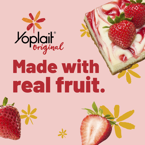 Yoplait Original Low Fat Strawberry Cheesecake Yogurt Cup