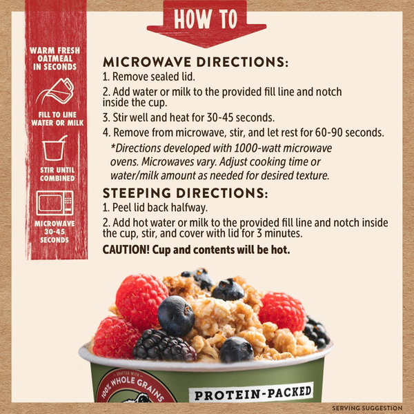 Kodiak Maple Brown Sugar Oatmeal in a Cup