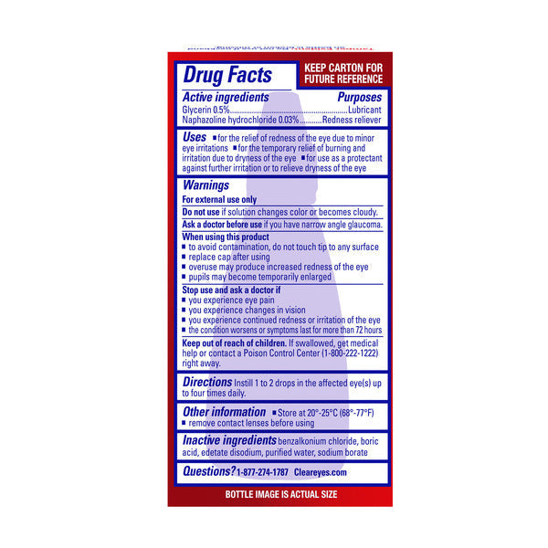 Clear Eyes Eye Drops Max Redness Relief