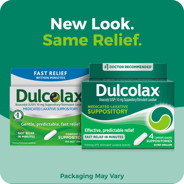 Dulcolax Medicated Stimulant Laxative Suppositories