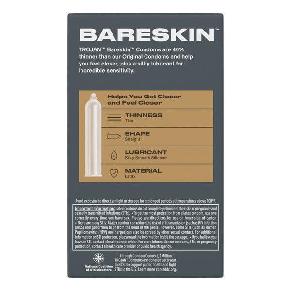 Trojan BareSkin Premium Latex Condoms