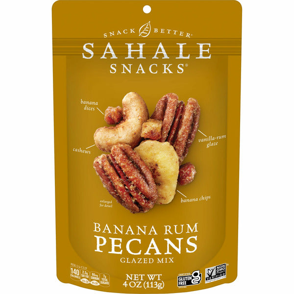 Sahale Snacks Glazed Mix, Banana Rum Pecans