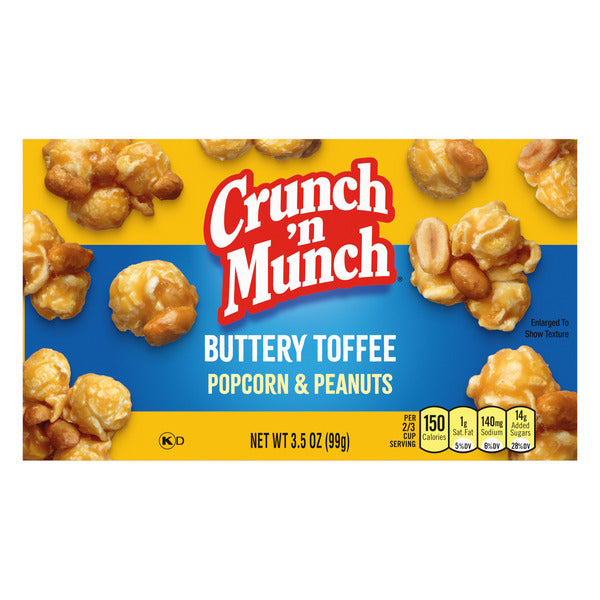 Crunch ‘n Munch Buttery Toffee Popcorn with Peanuts