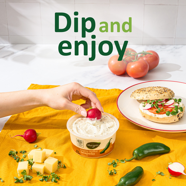 Marzetti Creamy Stuffed Jalapeño Veggie Dip 12 oz . Tub
