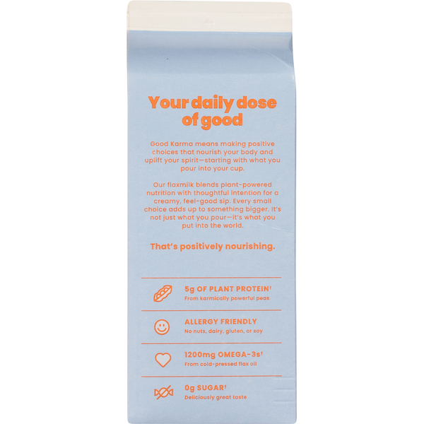 Good Karma Unsweetened Vanilla Flax Milk +Protein